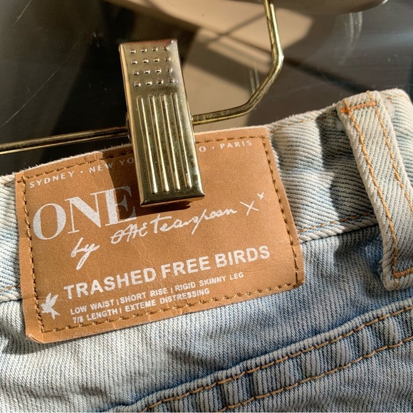 ONE TEASPOON DESTROYED FREE BIRD JEANS - Picture 11 of 16
